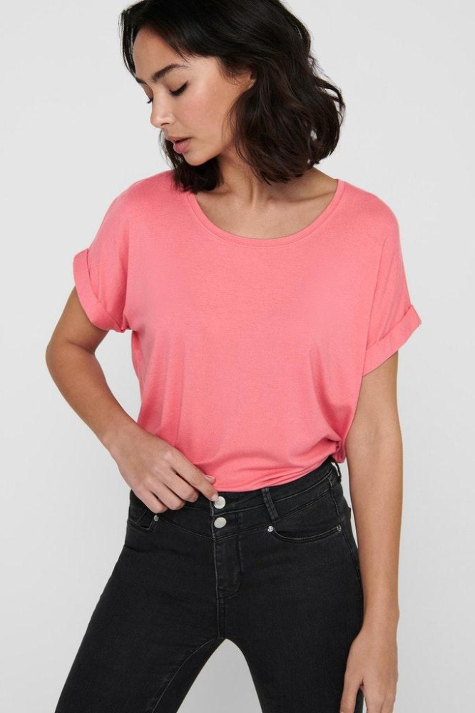 ONLMOSTER S/S O-NECK TOP NOOS JRS 15106662 TEA ROSE